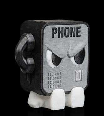 📢 Unique Collector's Toy! Angry "PHONE" 3D Printed Figure 😡