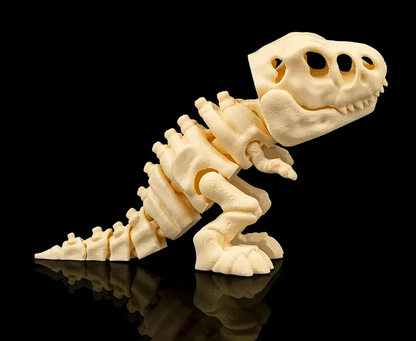 🦴 3D Printed Fossil Art: Detailed T-Rex Skeleton Figure 🦖