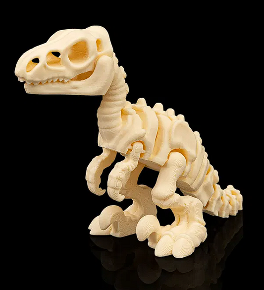 🦴 3D Printed Fossil Art: Detailed T-Rex Skeleton Figure 🦖