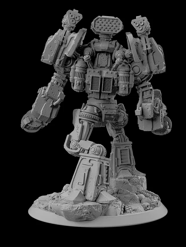 ELITE TACTICAL Soldier Miniature 32\text{ mm} - Tabletop Gaming Scale - High-Definition Black Gray Resin