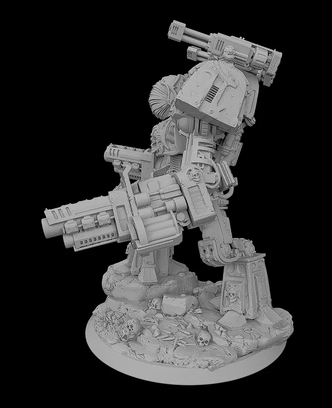 ELITE TACTICAL Soldier Miniature 32\text{ mm} - Tabletop Gaming Scale - High-Definition Black Gray Resin