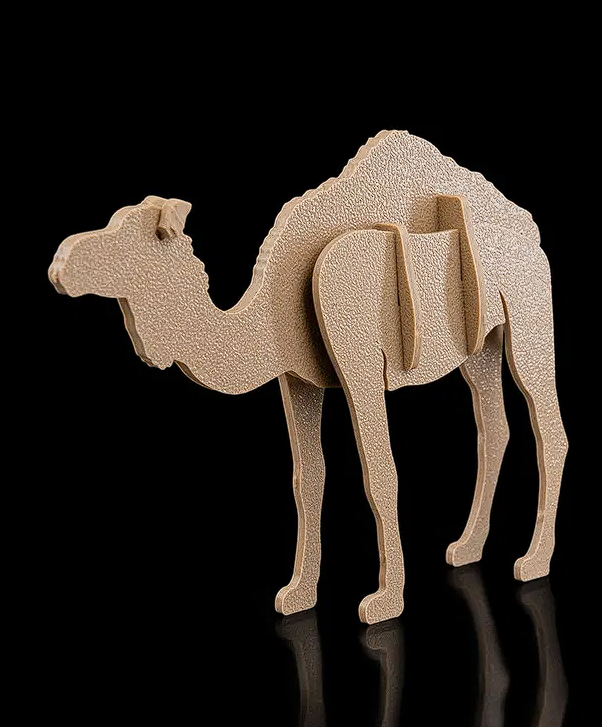 Camel Kit Card Model 3D | Desert Animal Decor | Easy Assembly PLA Puzzle Gift