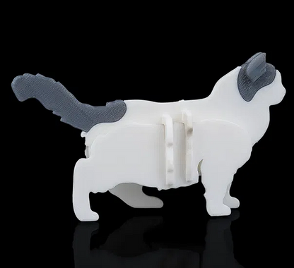 Ragdoll Cat Kit Card Model 3D | Feline Decor | Easy Assembly PLA Puzzle Gift