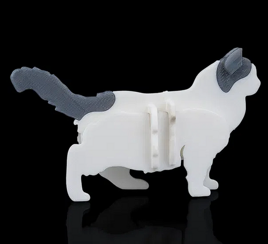 Ragdoll Cat Kit Card Model 3D | Feline Decor | Easy Assembly PLA Puzzle Gift