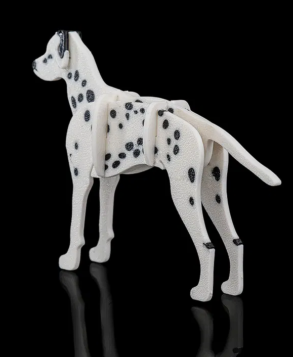 Dalmatian Kit Card Model 3D | Dog Decor | Easy Assembly PLA Puzzle Gift