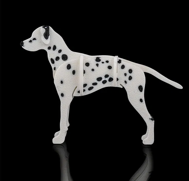 Dalmatian Kit Card Model 3D | Dog Decor | Easy Assembly PLA Puzzle Gift