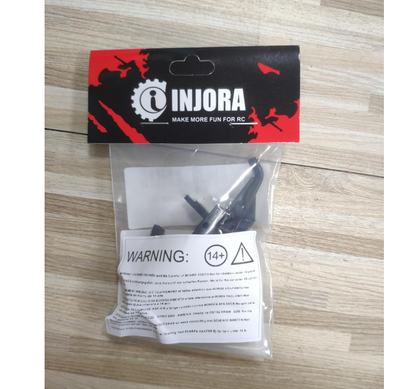 INJORA CNC Aluminum Front Bumper for 1/18 RC Crawler TRX4M Bronco Upgrade (4M-43)