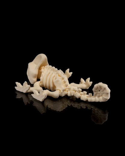 Articulated Skeleton Chameleon – 3D Printed Flexible Figure – 6 cm – Single
