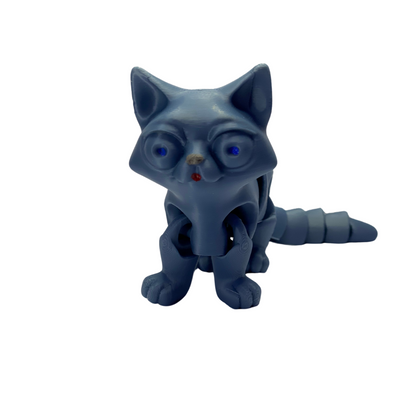 3D Printed Articulated Cat – Flexible & Poseable Figure