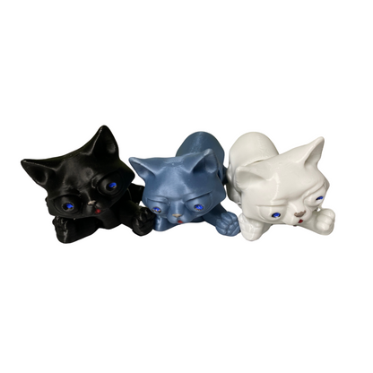 3D Printed Articulated Cat – Flexible & Poseable Figure