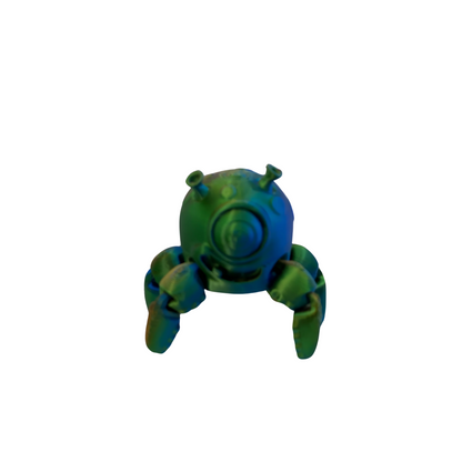 3D Printed Robo-Crab Miniatures – Set of 3 – Random Colors