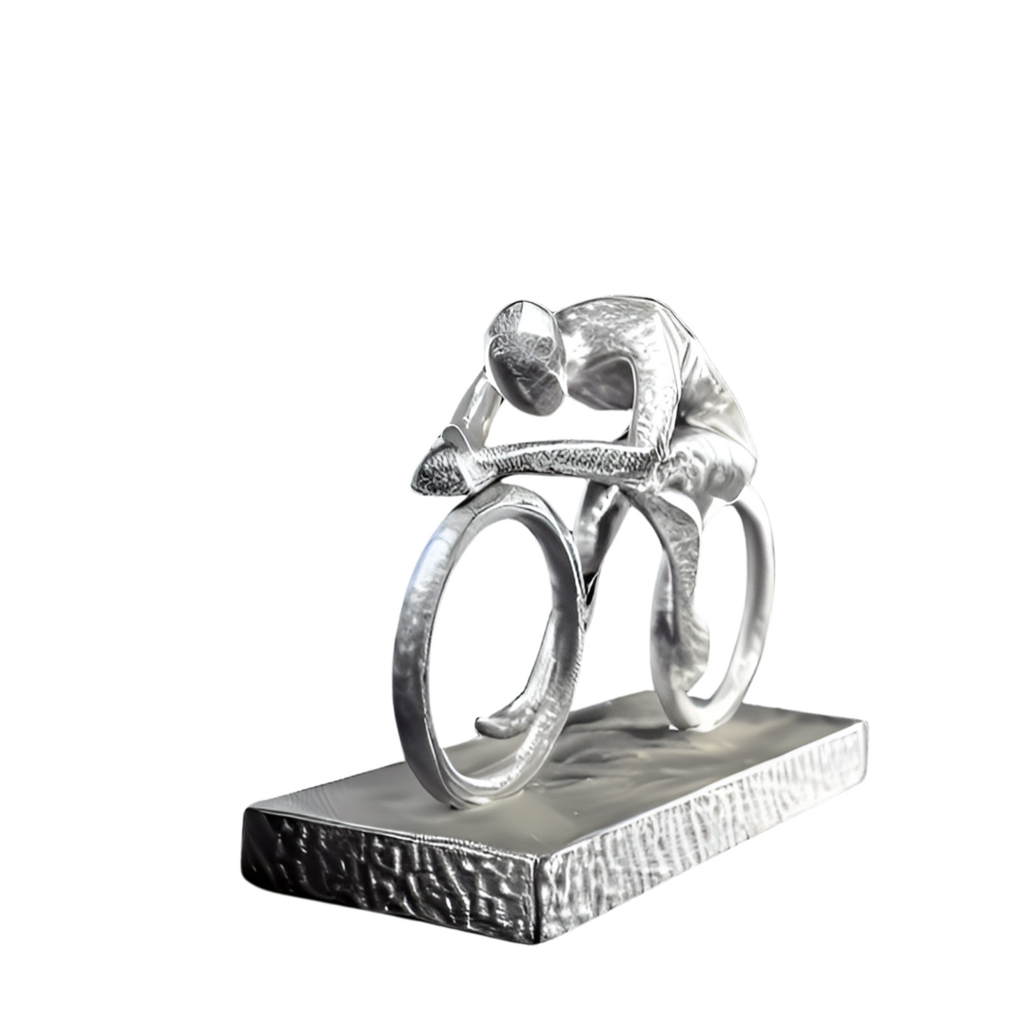 3D Cyclist  Gray Look  Desk Art