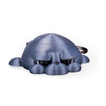 🐟 Grumpy Fish – 3D Printed Articulated Keychain Figurine