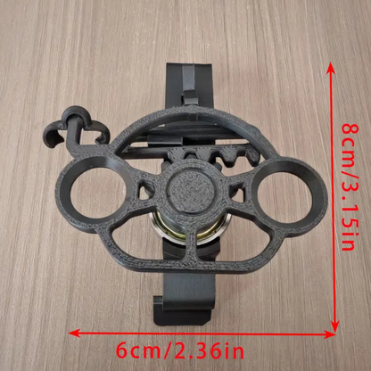 Mini Steering Wheel Attachment for Xbox Controller – 3D Printed Clip-On Racing Simulator Add-On – Compatible with Xbox Series X|S