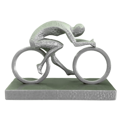 3D Cyclist  Gray Look  Desk Art