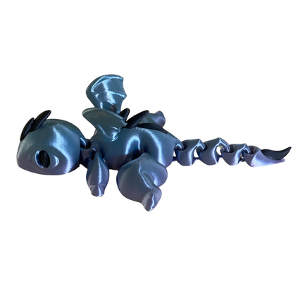 2 Pack Articulating Mystery Baby Dragon | 3D Printed Flexible Fidget Toy