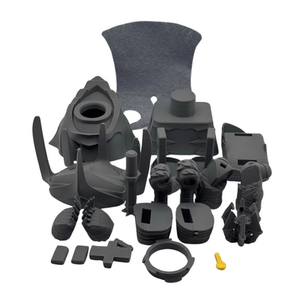 Dark Lord Armor Kit – 3D Printed Chunky Figurine – 7" DIY Poseable Model
