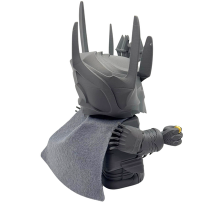 Dark Lord Armor Kit – 3D Printed Chunky Figurine – 7" DIY Poseable Model