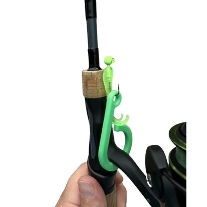 5-Pack 3D Printed Fishing Hook Keepers – Multi-Color Lure Holders – Fits Most Rods