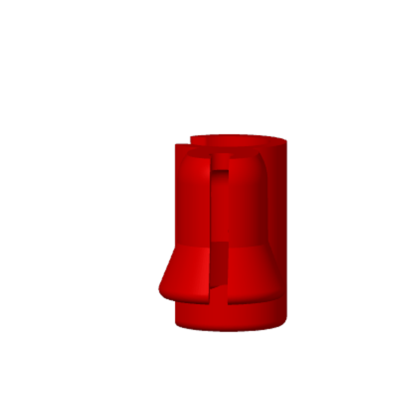 BuildInk™ Red PETG Rod Clip Set – 3-Pack Assorted Sizes – 3D Printed Fishing Pole Holders / Line Guides