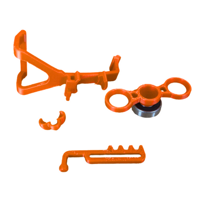 Mini Racing Wheel Kit for Xbox Controller – 3D Printed in Multiple Colors – New