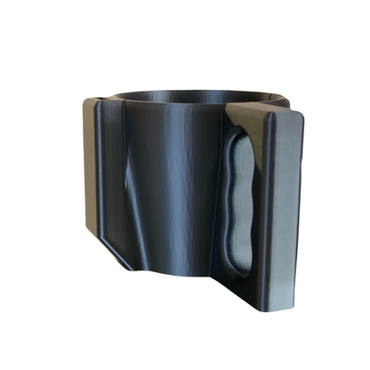 Ice Cream Pint Holder with Spoon Slot – Cozy Grip with Fuzzy Texture – Fits Standard Pints – Comfortable Ergonomic Handle (Black)