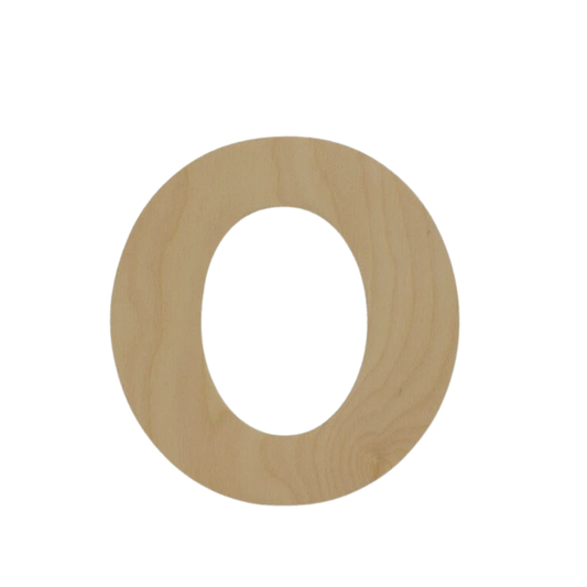 Wooden Number Cutout 6" – 3mm Baltic Birch – DIY Craft Decoration