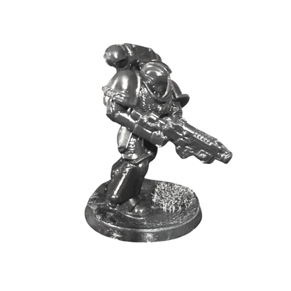 32mm Sci-Fi Soldier Miniature – 3D Printed Tabletop Figure – Unpainted