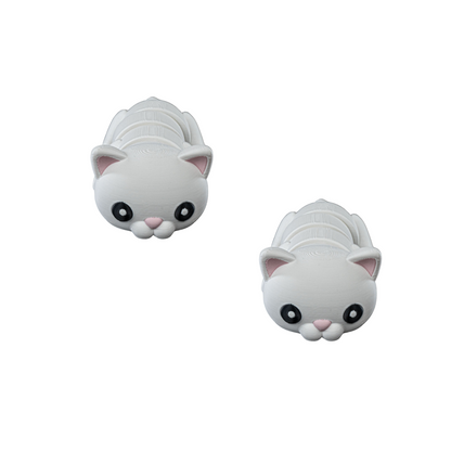 3D Printed Articulated Cat Keychains (2-Pack) | Flexible & Fun
