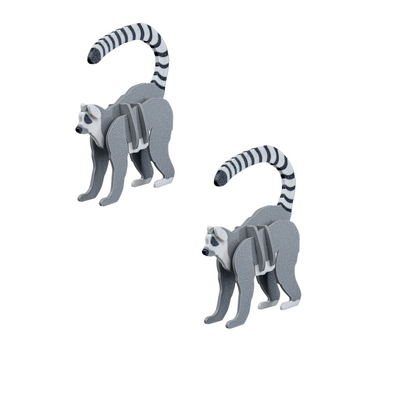 3D Printed Articulated Lemur Kit (2-Pack) | DIY & Collectible