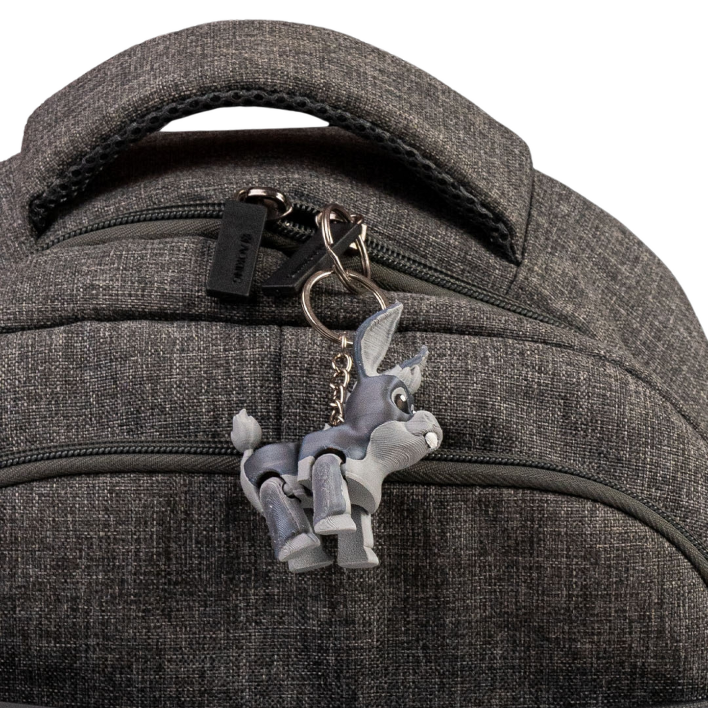 3D Printed Donkey Keychain – Articulated PLA Model – Cute and Collectible