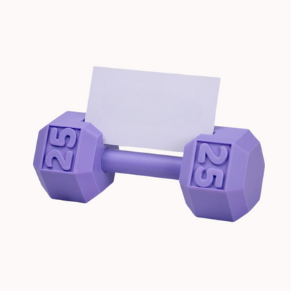 Dumbbell Business Card Holder – Fitness Desk Display