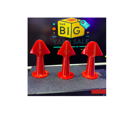 3PCS 3D Printed Caulking Tool Set - PETG Red | Sizes: 6.5R, 10R, 13R