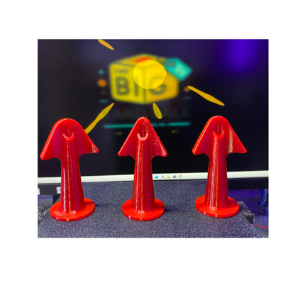 3PCS 3D Printed Caulking Tool Set - PETG Red | Sizes: 6.5R, 10R, 13R