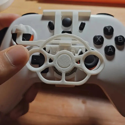 Mini Steering Wheel Attachment for Xbox Controller – 3D Printed Clip-On Racing Simulator Add-On – Compatible with Xbox Series X|S