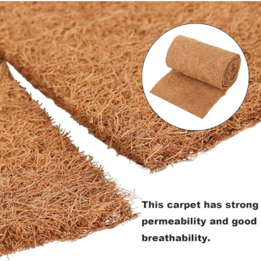 Plant Fiber Roll Natural Reptile Carpet Mat