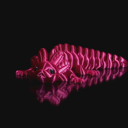 Articulated Axolotl 3D Printed Figure - Set of 2 - Flexible & Collectible Toy - Handmade Gift