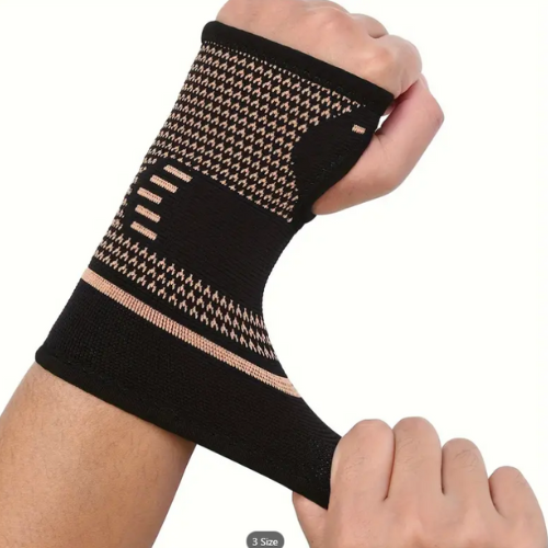 1pc Copper Wrist Compression, Comfortable And Breathable For Workout, Wrist Support
