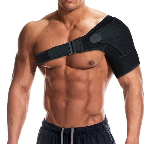 Adjustable Shoulder Support Brace with Pressure Pad for Men & Women