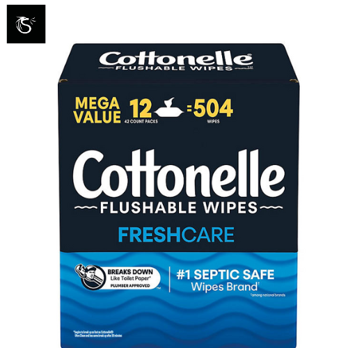 Cottonelle Flushable Wet Wipes, 12 Flip-Top Packs 42 wipes/pk., 12 pk.